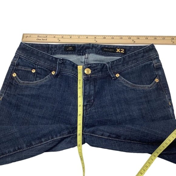 X2 Jeans Womens Size 8 Blue Denim Bootcut Mid-Rise Jeans Stretch - Picture 4 of 10